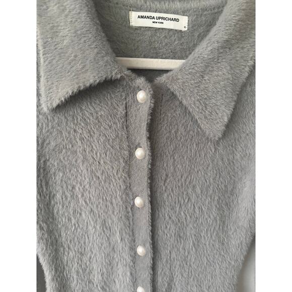 AMANDA UPRICHARD Devin Mini Dress in Fog - XS - Picture 4 of 4